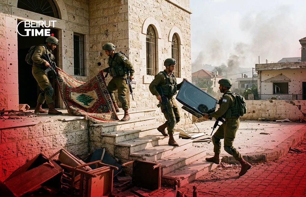 بالفيديو – سجاد وأجهزة ودراجات.. الجيش الإسرائيلي ينهب ممتلكات الجنوبيين!