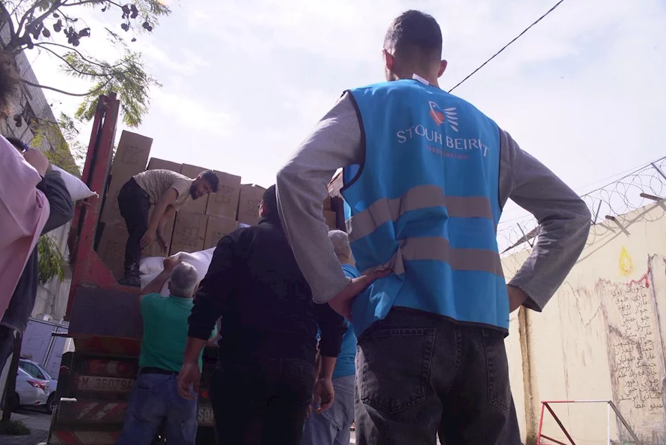 الدفعة الثانية باكثر من ٣٠ طن من المساعدات الى عين ابل ورميش من جمعية سطوح بيروت