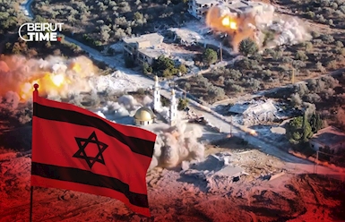 بالفيديو-تدمير ممنهج للقرى الحدودية بعد وقف إطلاق النار