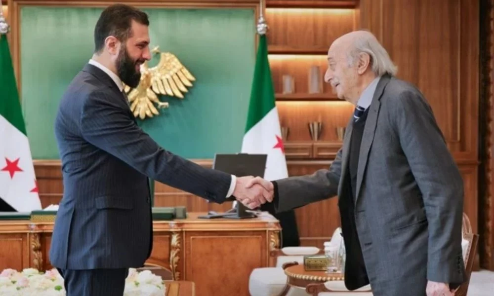 لقاء جنبلاط – الشرع تمّ برعايةٍ سعوديّة!