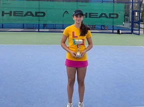 إنجاز دولي جديد لبطلة التنس اللبنانية الناشئة ماريا الحشّاش في دبي